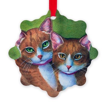 cute kittens ornament