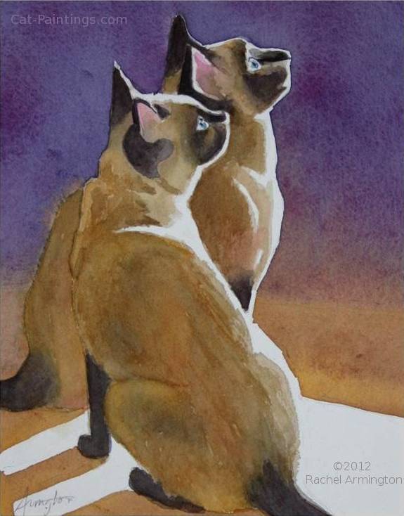 Siamese Cat Paintings