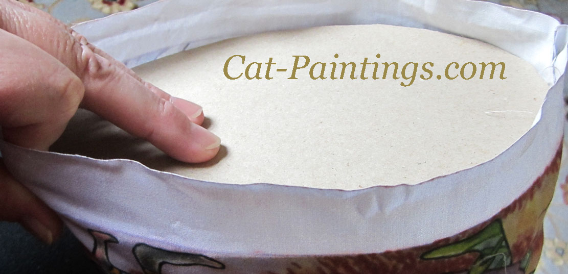 cat paintings doorstop pillow directions