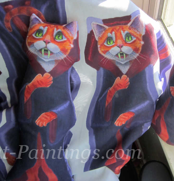 Vampire Cat Pillow Crafts for Kids
